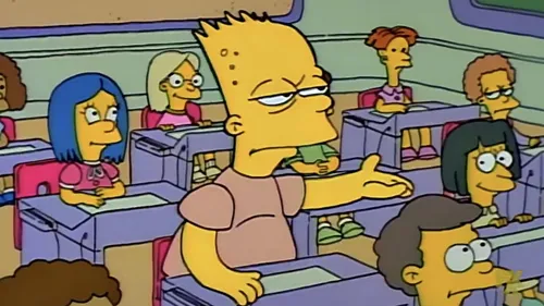 Bart Gets an "F"